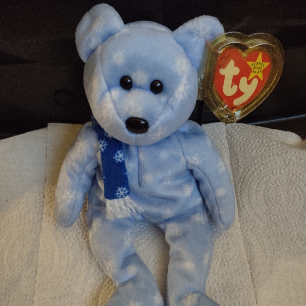 TY 1999 Holiday Teddy Beanie Babies  Never Used